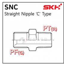 유압니플(STEEL, SUS) - 27. SNC : PF #5 유압니플