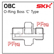 유압니플 - 46. OBC : PF #5 * PF 철오링니플 : 오링별도