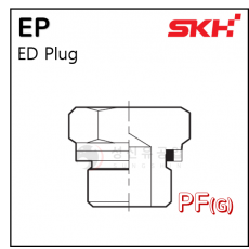 유압니플 - 71. EP : ED PLUG (오링별도)